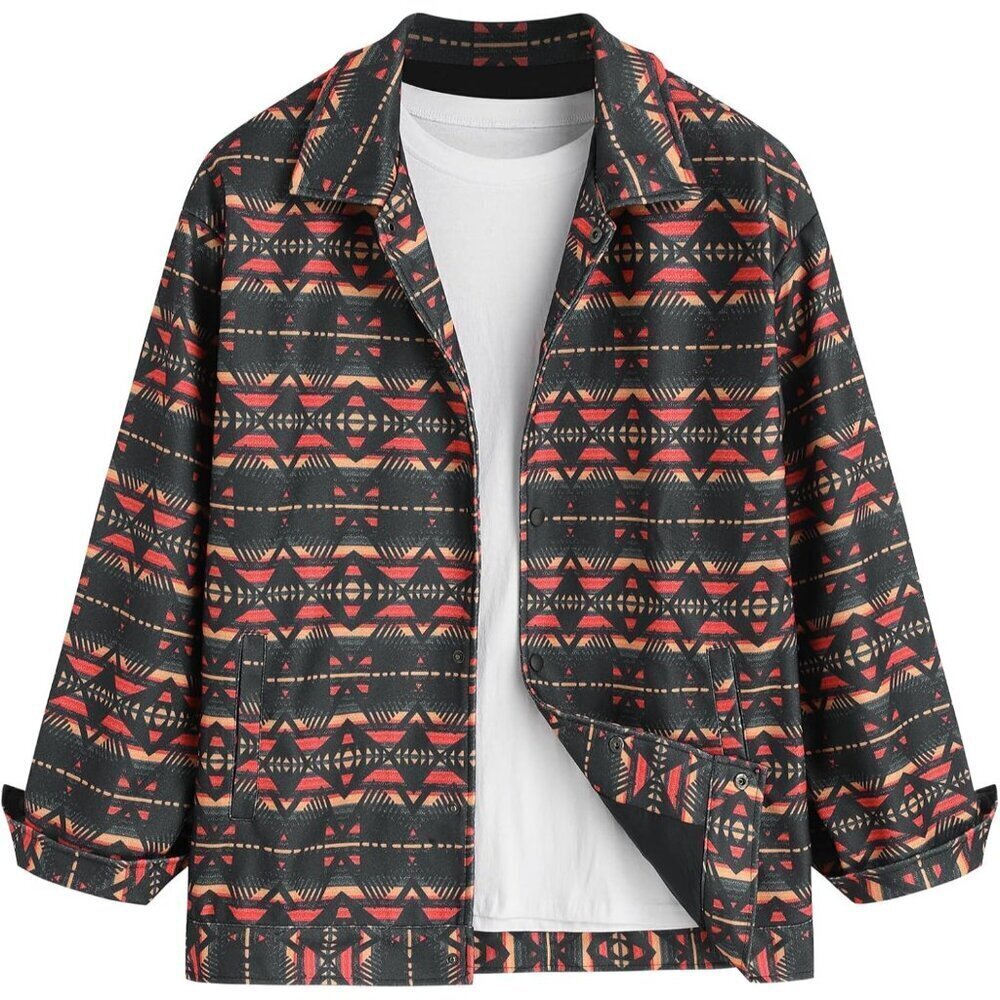Mens Plaid Shirt,Long Sleeves,Classic Flannel Shirt Button Down Shirt Jacket Top